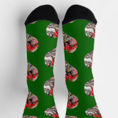 ハート遊ズカードシェイプラスベガス ソックス (上部)