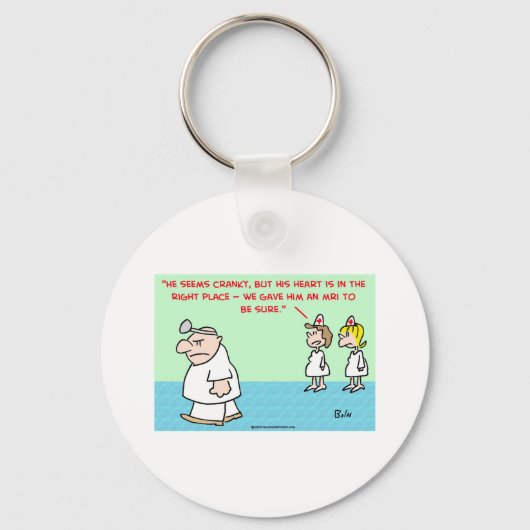 ハート適所mri キーホルダー (正面)