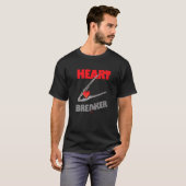 ハート遮断器ナツクラッカー付きラブプリン Tシャツ (正面フル)