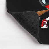 ハート野球バレンタインデーおもしろい少年少女キッズ マウスパッド (コーナー)