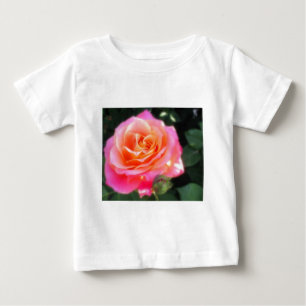 ハート金ゴールドバラ ベビーTシャツ
