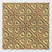 ハート金ゴールド ウィンドウサイン (シート)