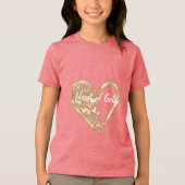 ハート金ゴールド トライブレンドＴシャツ (正面)