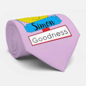 ハート金ゴールド ネクタイ (ロール)