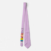 ハート金ゴールド ネクタイ (裏面)