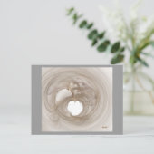 ハート金ゴールド ポストカード (スタンド正面)