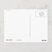 ハート金ゴールド ポストカード (裏面)