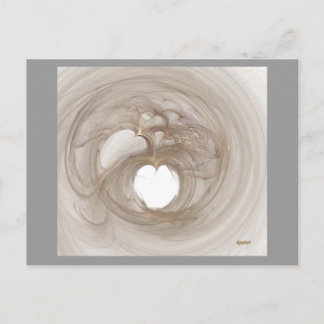 ハート金ゴールド ポストカード