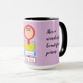 ハート金ゴールド マグカップ (正面右)