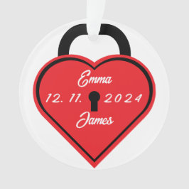 ハート錠 オーナメント