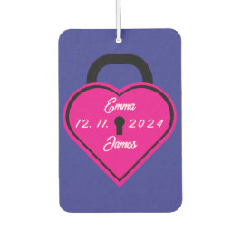 ハート錠 カーエアーフレッシュナー