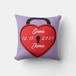 ハート錠 クッション