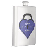 ハート錠 フラスク (右)