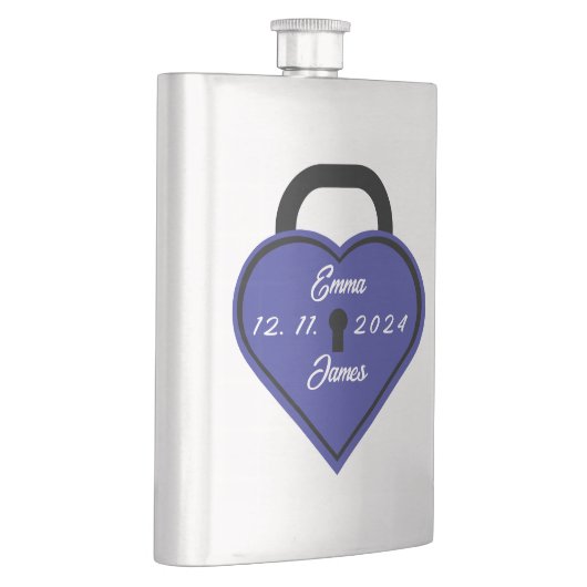 ハート錠 フラスク (右)