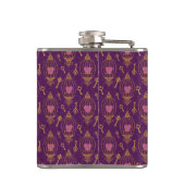 ハート鍵パターン フラスク (裏面)