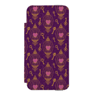 ハート鍵パターン iPhone SE/5/5sウォレットケース