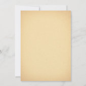 ハート鍵ヴィンテージウェディング招待状 招待状 (裏面)