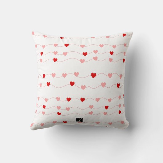 ハート鎖 クッション (裏面)