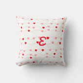 ハート鎖 クッション (正面)