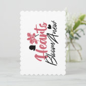 ハート開花改感動的新 – フローラ引用文 シーズンカード (スタンド正面)