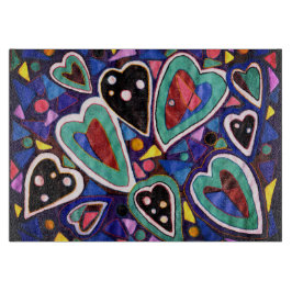 ハート集 カッティングボード