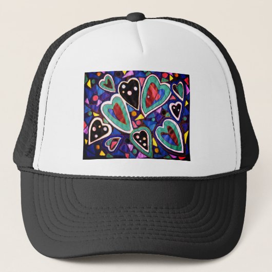 ハート集 キャップ (正面)