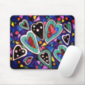 ハート集 マウスパッド (マウス)