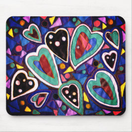 ハート集 マウスパッド
