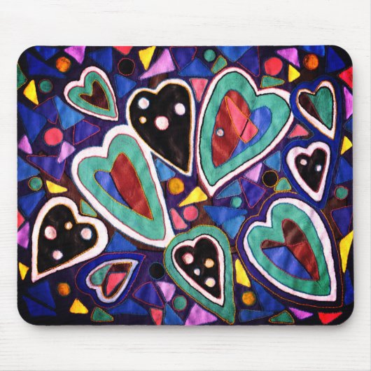 ハート集 マウスパッド (正面)