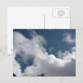 ハート雲はがき ポストカード (正面/裏面)