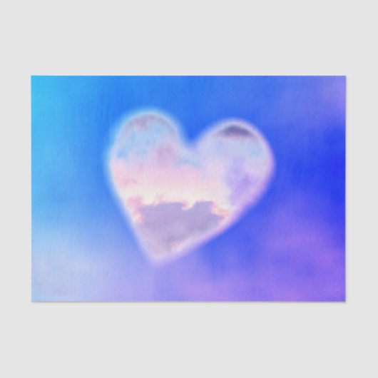 ハート雲ティッシュペーパー 薄葉紙 (正面)