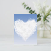 ハート雲 ポストカード (スタンド正面)
