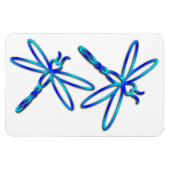 ハート頭のトンボ マグネット (横)