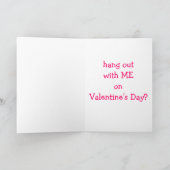 ハート頼「一緒につる行け」バレンタイン シーズンカード (内部)