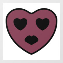 ハート顔アウト