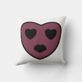 ハート顔アウト クッション (裏面)