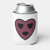 ハート顔アウト 缶クーラー (缶裏面)