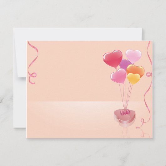 ハート風船とチョコレート (正面)