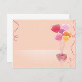 ハート風船とチョコレート (正面/裏面)