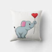 ハート風船象 クッション (裏面)
