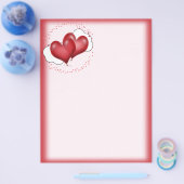 ハート風船(小さなハート) チラシ (シングル)