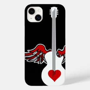 ハート飛んでいるギターCase-Mate iPhoneケース Case-Mate iPhone 14 Plusケース