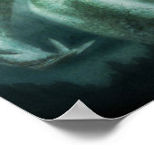 ハート食動物 ポスター (角)