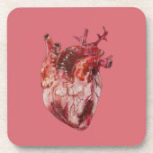 ハート飲料用コースター コースター (正面)
