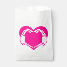 ハート骨組み手ゴシックバレンタインピンク