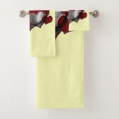 ハート魔法イエロータオルセット バスタオルセット (インサイチュ)