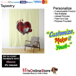 ハート魔法イエロービジネスタペストリー超大型 タペストリー