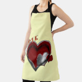 ハート魔法イエローラージエプロン エプロン (インサイチュ)