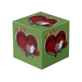 ハート魔法グリーンフォトキューブ フォトキューブ (正面アングル)