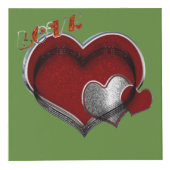 ハート魔法グリーンフォトキューブ フォトキューブ (正面)